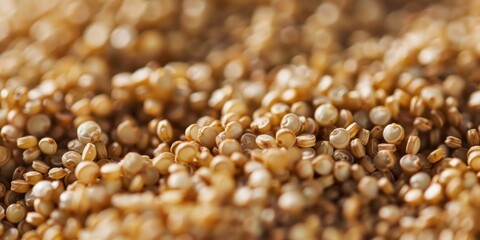 This is a collection of quinoa seeds, commonly used as a food source.