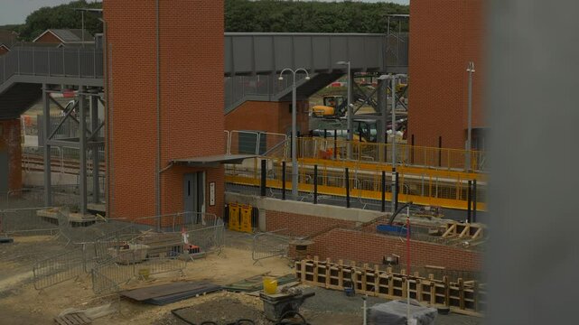 Rail Platform Construction Station Development Railway Building Rail Track