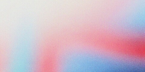 Abstract red and blue texture gradient background, grainy noise gradient