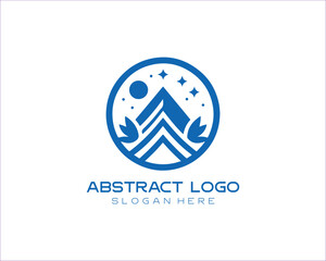 Modern abstract logo vector illustration 