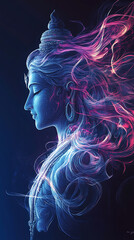 Shiva, phone wallpaper,  the revered god of wealth and prosperity