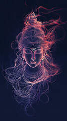Shiva, phone wallpaper,  the revered god of wealth and prosperity