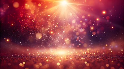 Obraz premium Romantic Red Background with Purple Light Leaks and Dust. Perfect for: Valentine's Day, romantic evenings, cultural festivals