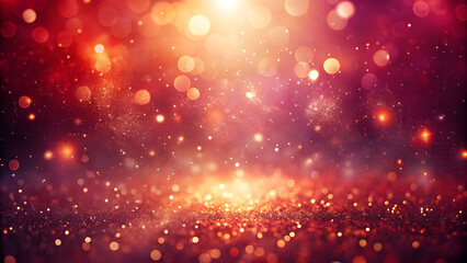 Naklejka premium Romantic Red Background with Purple Light Leaks and Dust. Perfect for: Valentine's Day, romantic evenings, cultural festivals