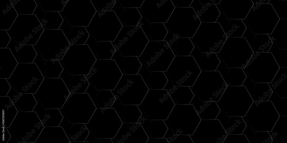 Aufkleber abstract background with hexagons. geometric hexagon polygonal pattern background vector. seamless g