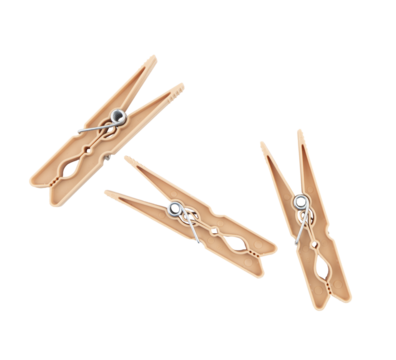 some clothespins