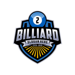 Billiard club Logo Template Design