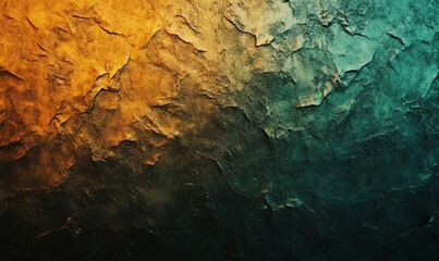 Gradient of warm amber transitioning into cool emerald green, with a textured feel that evokes the changing seasons, capturing both warmth and freshness