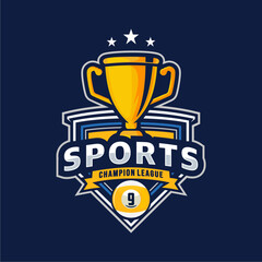 Billiard club Logo Template Design