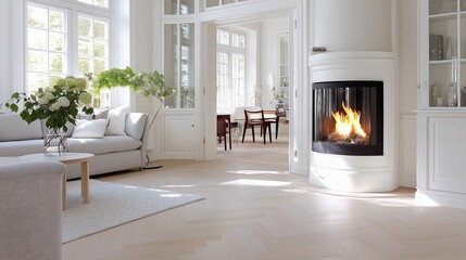 Chic Minimalist Interior with Nordic Design