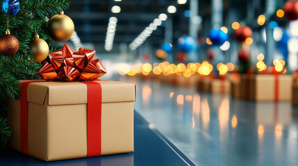 Efficient Christmas Gift Wrapping Facility
