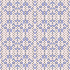 seamless knitted pattern