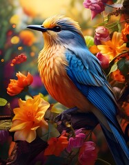 kingfisher on the branch