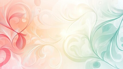Elegant curlicue design perfect for creating a spring card background. This exquisite curlicue pattern enhances any spring-themed project. Ideal for personalized messages with ample copy space.