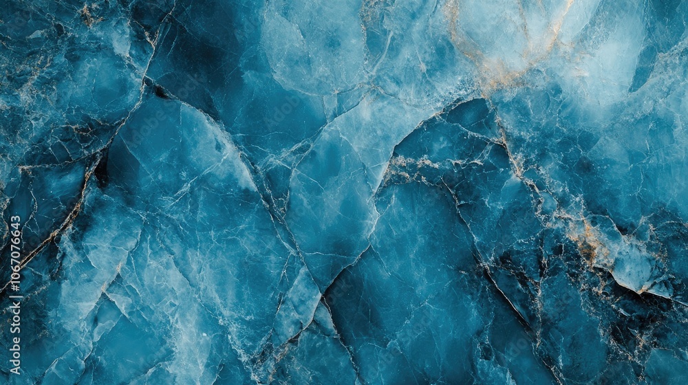 Poster rich and diverse shades of blue create a stunning marble texture background, perfect for adding visu