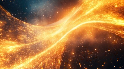 Obraz premium Dynamic energy and movement of light create an engaging atmosphere, perfect for capturing the essence of life. The interplay of dynamic energy in light adds depth, enhancing the visual story.