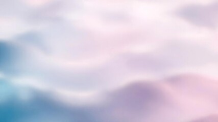 Blurry abstract background with waves of blue and pink hues creating a serene and dreamy atmosphere, serene