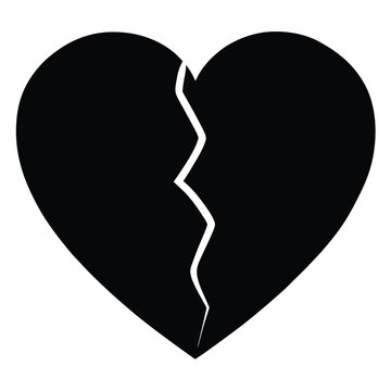 recommend clip art: heartbreak broken heart or divorce icons