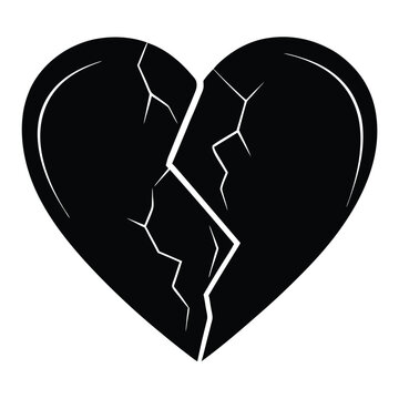 recommend clip art: heartbreak broken heart or divorce icons
