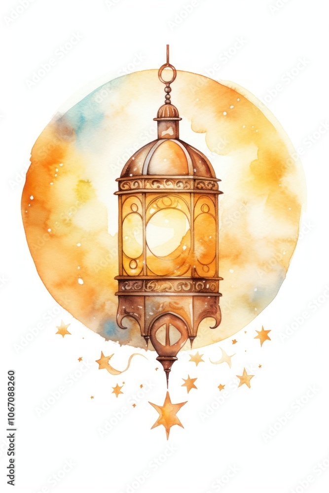 Poster lighting lantern architecture illuminated.