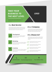 Business marketing  flyer template