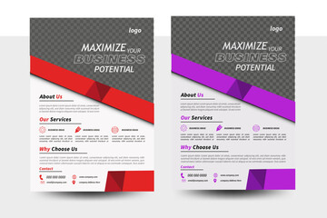 Modern business flyer