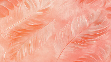 
A soft and cozy coral pink vintage feather pattern texture, designed to evoke a sense of warmth and comfort. 