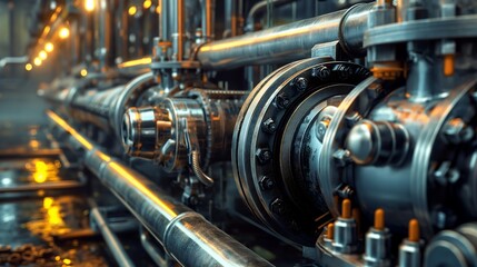 Fototapeta premium predictive maintenance system for industrial machinery.