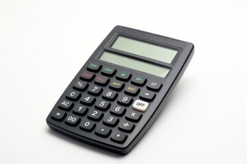 Calculator white background mathematics electronics.