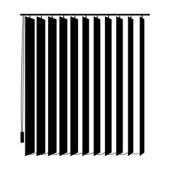 Blinds are vertical vector icon