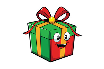 Christmas Gift Box  vector illustration, Christmas Gift Box Vector