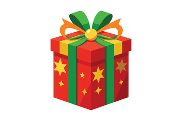 Christmas Gift Box  vector illustration, Christmas Gift Box Vector
