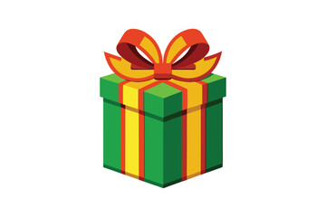 Christmas Gift Box  vector illustration, Christmas Gift Box Vector