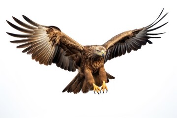 Obraz premium Buzzard vulture animal flying.