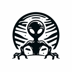 allien logo illustrated