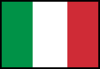 Italy Flag rectangle Icon