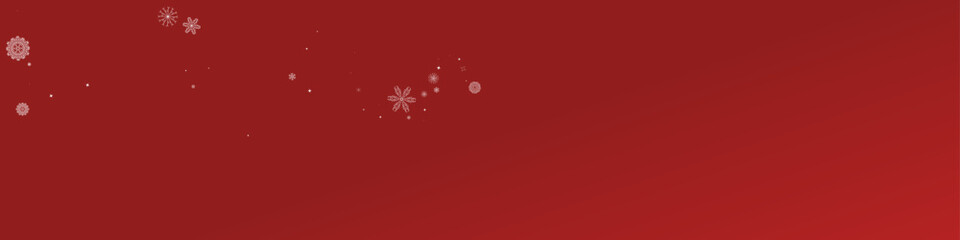 2025 Snowflakes Header Background. Christmas Vector Snow Banner. Xmas Border Design. Winter Elegant Isolated Flakes. Happy New Year Luxury Ornament. Snowy Holiday Poster. 