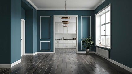 Fototapeta premium interior modern house