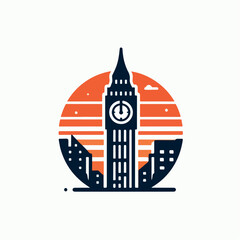 big ben logo illustration