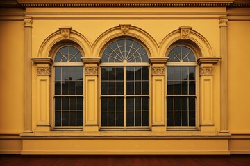 Fototapeta premium Window architecture building repetition.