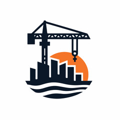 crane logo illustration
