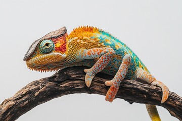 chameleon on a branch