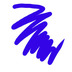 Hand-drawn scribbles