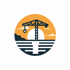 crane logo illustration