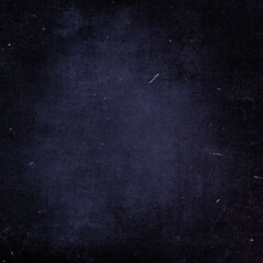 Blue grunge scratched background, obsolete dusty texture, old film effect