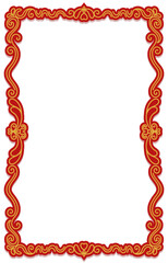 vintage abstract frame classic reel line Borders for cards