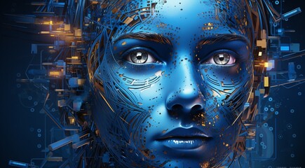 abstract background, circuit board background, abstract technology background, full hd colored technology wallpaper, technology colors