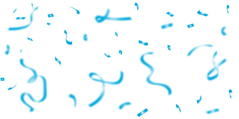 Confetti abstract seamless background template design. Blue ribbon luxury greeting 
confetti pattern.