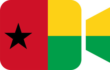 Guinea-Bissau flag on Video Call