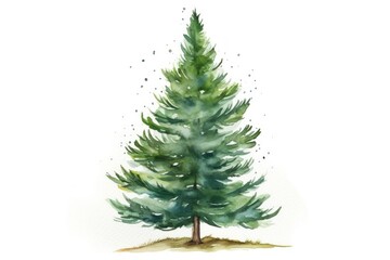 Fototapeta premium Christmas tree plant pine.